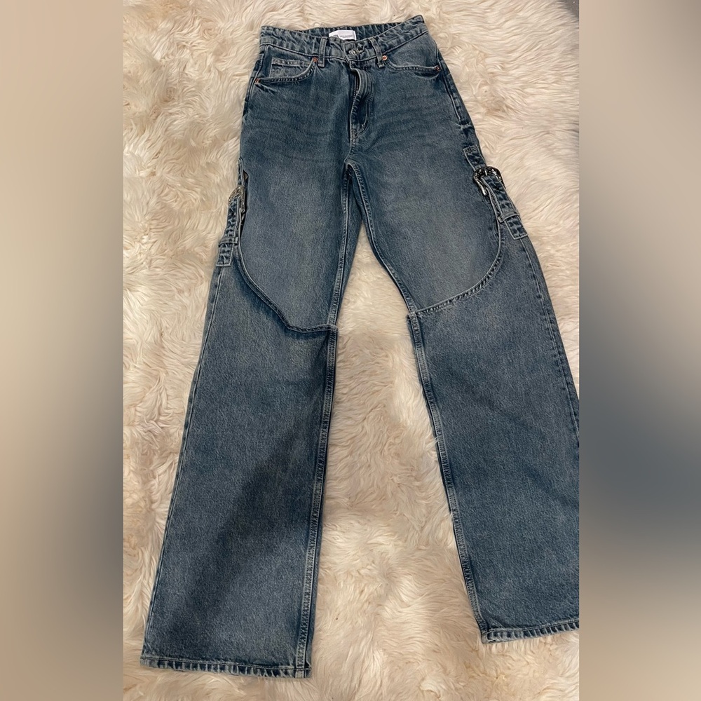 Zara Western Blue Jeans